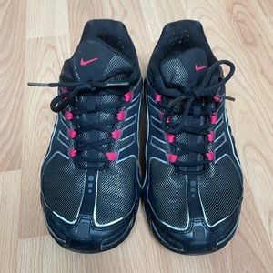 Nike Shox US size 7 black and pink